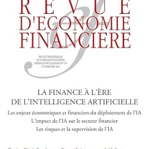 Revue d’économie financière, La finance à l’ère de l’intelligence artificielle, 260pages  
